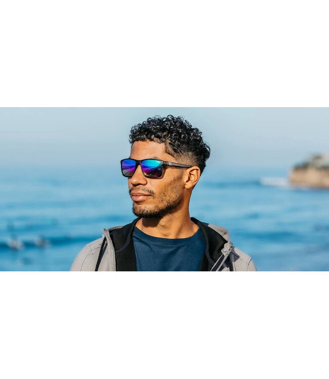 BLENDERS MESA SUNGLASSES MATTE BLACK w/ CRYSTAL ORB POLARIZED