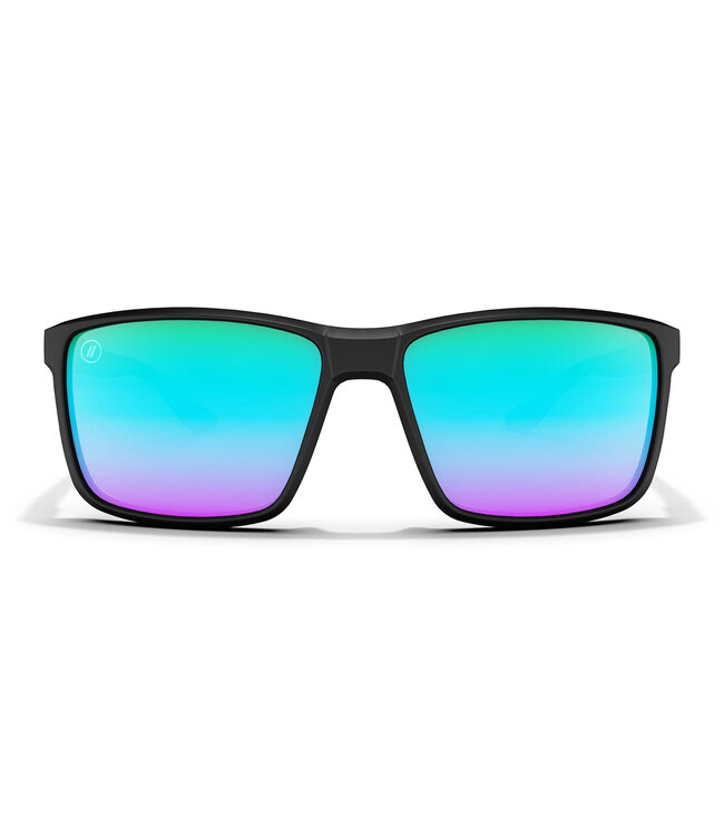 BLENDERS MESA SUNGLASSES MATTE BLACK w/ CRYSTAL ORB POLARIZED