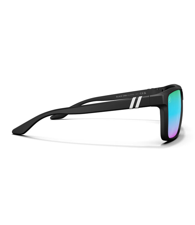 BLENDERS MESA SUNGLASSES MATTE BLACK w/ CRYSTAL ORB POLARIZED
