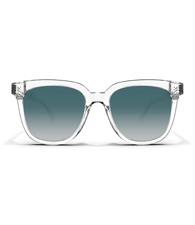 BLENDERS GROVE S SUNGLASSES TROPICAL CLEAR w/ TEAL POLARIZED