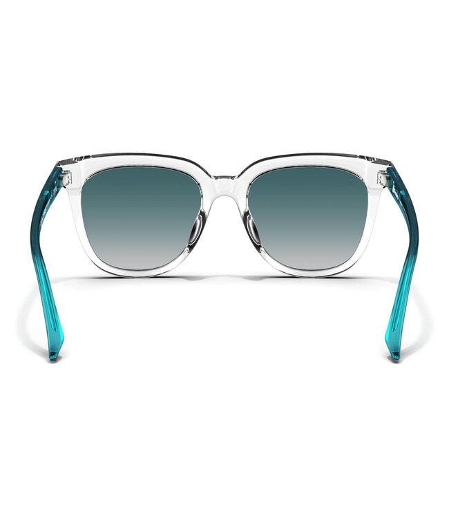BLENDERS GROVE S SUNGLASSES TROPICAL CLEAR w/ TEAL POLARIZED