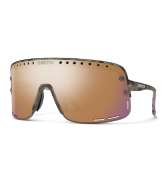 SMITH SMITH ULTRALITE MATTE SALT HAZE SUNGLASSES w/CHROMAPOP ROSE GOLD MIRROR