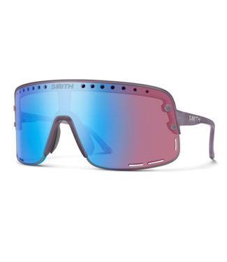 SMITH SMITH ULTRALITE MATTE METEORITE SUNGLASSES w/CHROMAPOP LL ROSE BLUE MIRROR