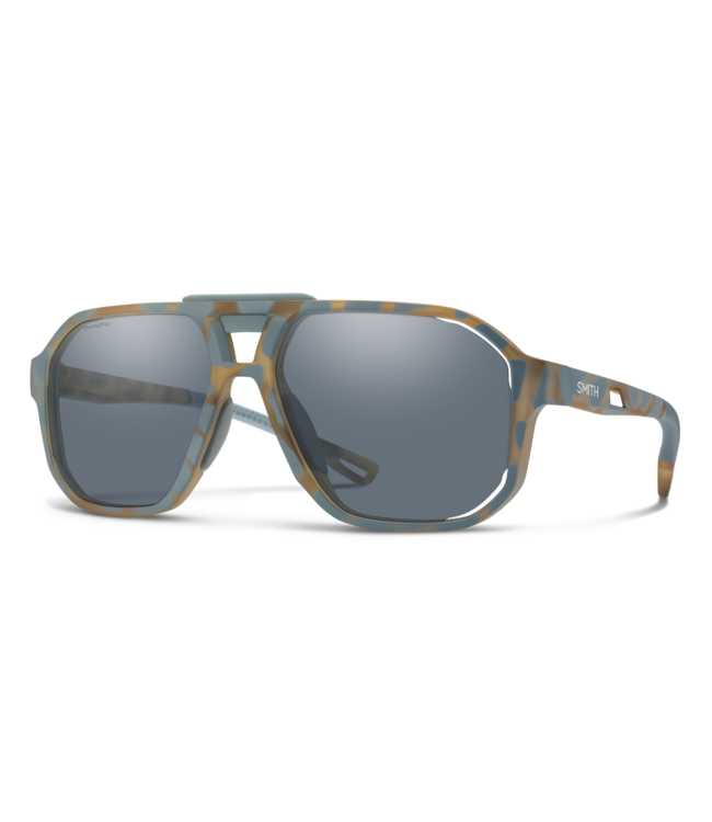SMITH TRUSS MATTE FLINT TORT SUNGLASSES w/ CHROMAPOP SLATE