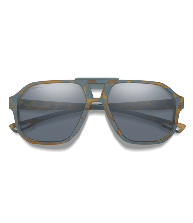 SMITH TRUSS MATTE FLINT TORT SUNGLASSES w/ CHROMAPOP SLATE