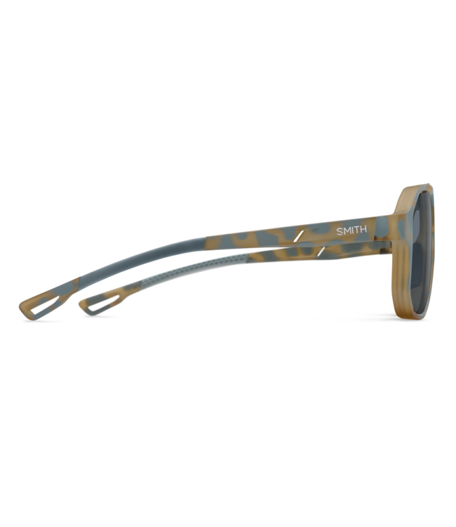 SMITH TRUSS MATTE FLINT TORT SUNGLASSES w/ CHROMAPOP SLATE