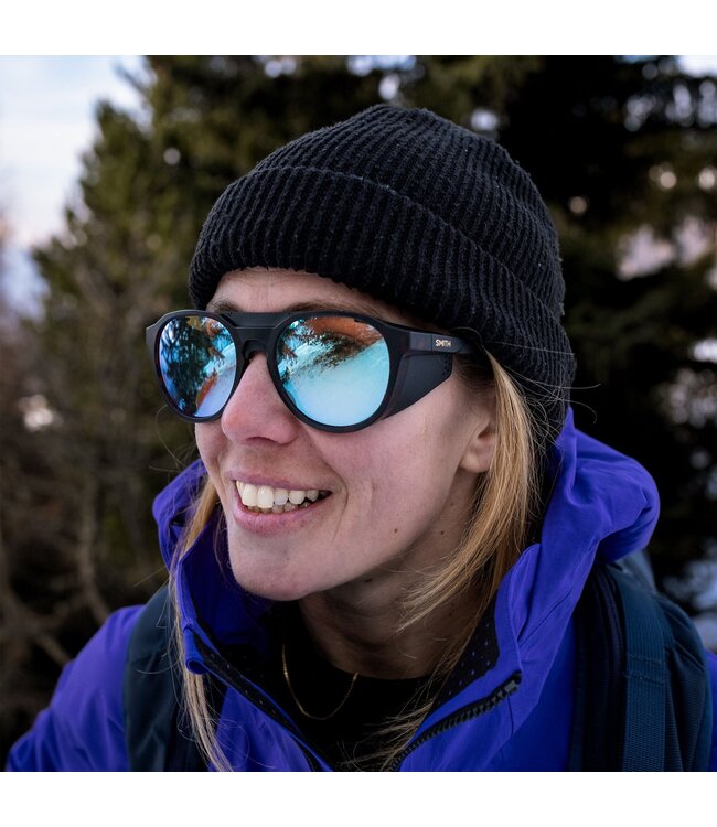 SMITH VENTURE MATTE TORT SUNGLASSES w/CHROMAPOP GLACIER COPPER OPAL PHOTOCHROMATIC MIRROR