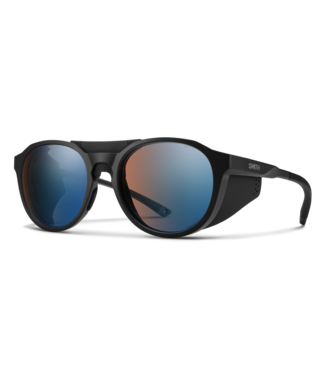 SMITH SMITH VENTURE MATTE BLACK SUNGLASSES w/CHROMAPOP GLACIER COPPER BLUE PHOTOCHROMATIC MIRROR