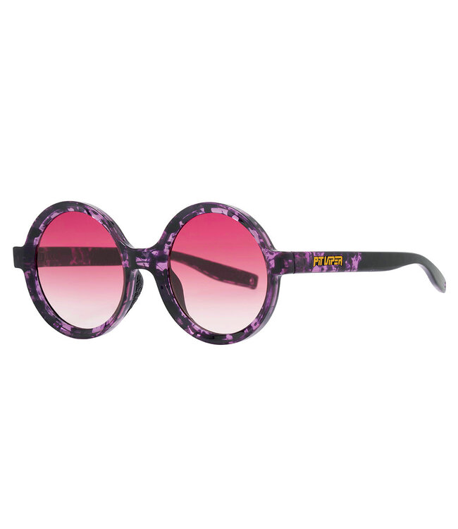 PIT VIPER THE PORT TORT MOONER SUNGLASSES w/ROSE