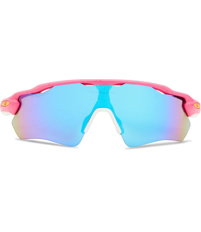 OAKLEY RADAR EV PATH NEON PINK SPLATTER SUNGLASSES w/ PRIZM SAPPHIRE