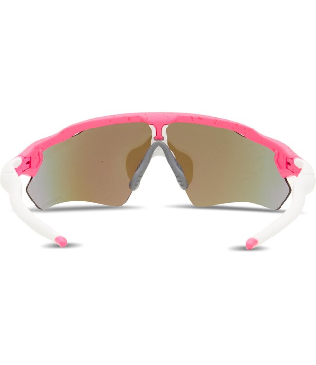 OAKLEY RADAR EV PATH NEON PINK SPLATTER SUNGLASSES w/ PRIZM SAPPHIRE