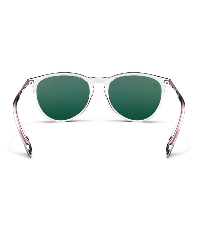 BLENDERS NORTH PARK ASPEN ROSE GLOSSY CRYSTAL CLEAR SUNGLASSES w/POLARIZED ROSE GOLD