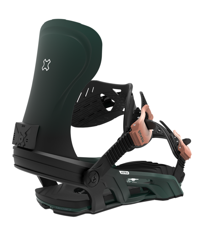 BENT METAL WOMENS ASTRA SNOWBOARD BINDINGS BLACK GREEN 2027