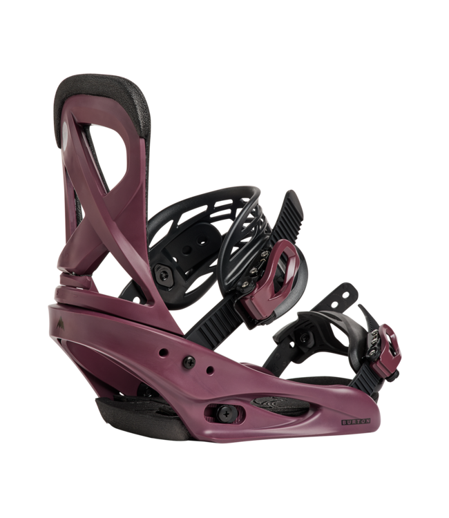 BURTON WOMENS SCRIBE SNOWBOARD BINDINGS RUM RAISIN 2027