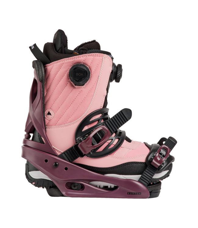 BURTON WOMENS SCRIBE SNOWBOARD BINDINGS RUM RAISIN 2027