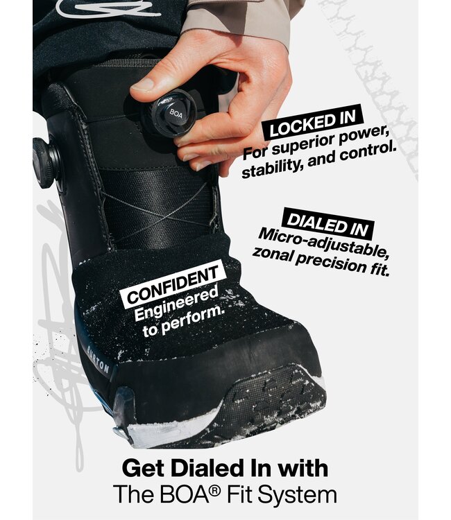 BURTON WOMENS LIMELIGHT BOA SNOWBOARD BOOTS BLACK 2027