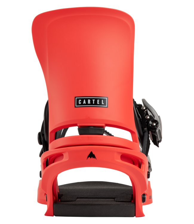 BURTON MENS CARTEL SNOWBOARD BINDINGS HOT TAMALE 2027
