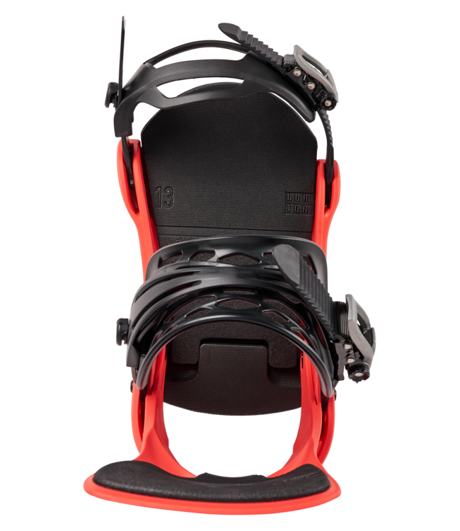 BURTON MENS CARTEL SNOWBOARD BINDINGS HOT TAMALE 2027