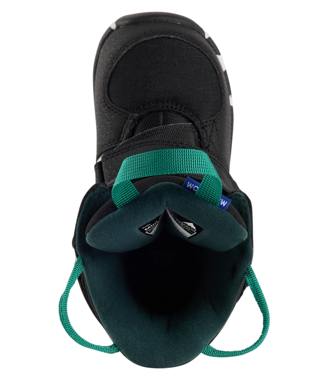 BURTON KIDS MINI GROM SNOWBOARD BOOTS BLACK 2027