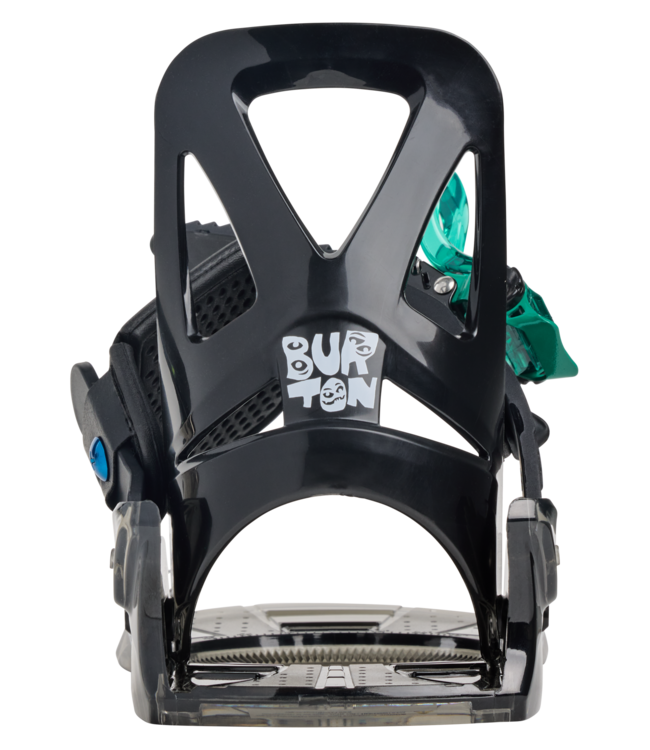 BURTON KIDS MINI GROM SNOWBOARD BINDINGS BLACK 2027