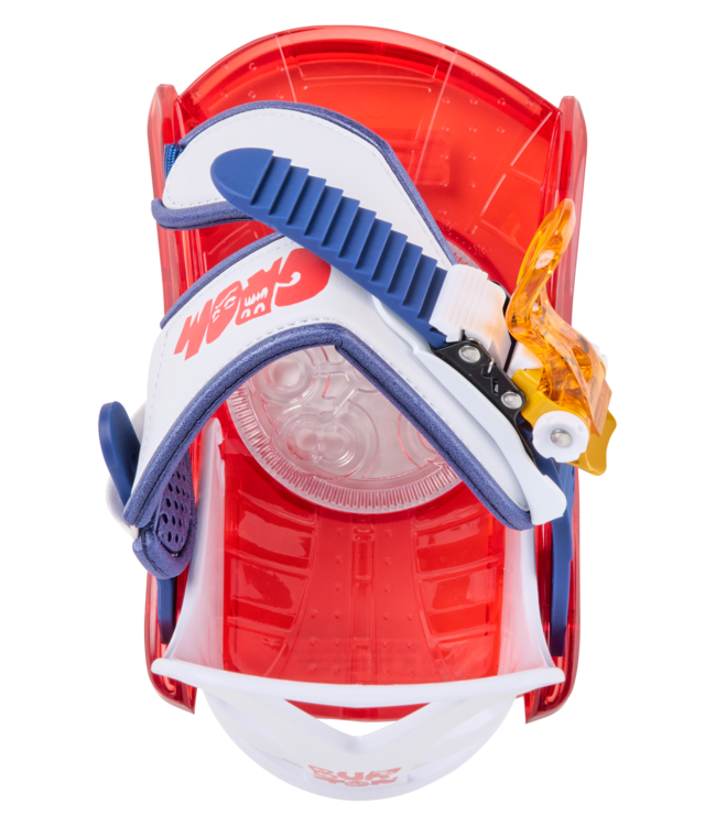 BURTON KIDS GROM SNOWBAORD BINDINGS RED MULTI 2027
