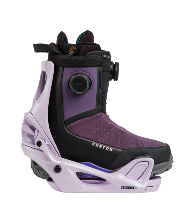 BURTON WOMENS STEP ON SNOWBOARD BINDINGS MOONDUST PURPLE 2027