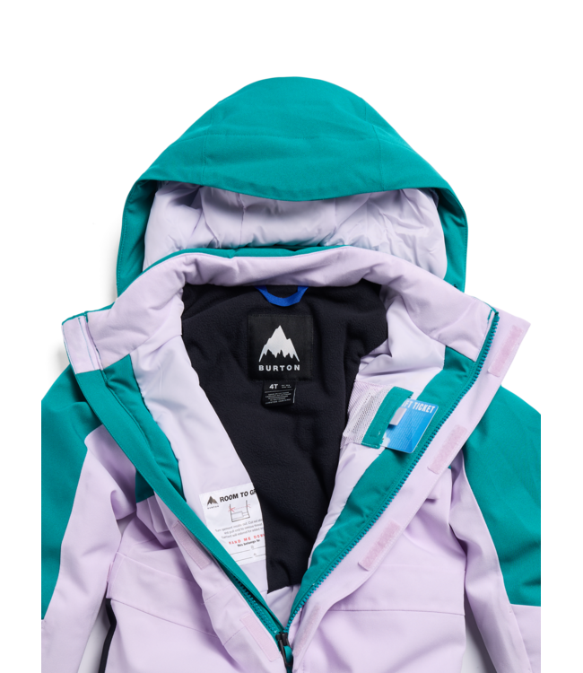 BURTON TODDLER ONE PIECE SNOW SUIT PACIFIC TEAL MOONDUST PURPLE 2027