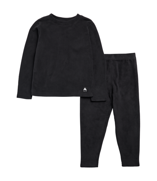 BURTON TODDLER HEAVYWEIGHT BASE LAYER FLEECE SET TRUE BLACK 2027