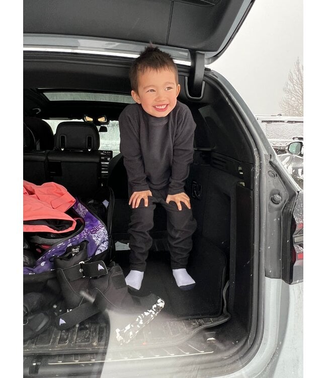 BURTON TODDLER HEAVYWEIGHT BASE LAYER FLEECE SET TRUE BLACK 2027