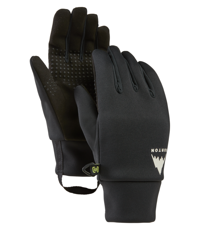 BURTON KIDS TOUCH N GO LINER GLOVES TRUE BLACK 2027