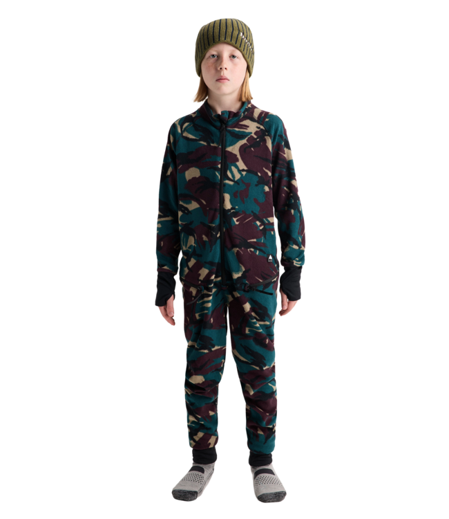 BURTON KIDS T FLEECE ONE PIECE BASE LAYER SEERSUCKER CAMO 2027