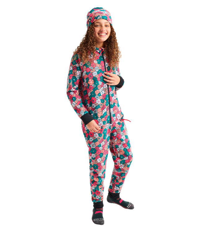 BURTON KIDS T FLEECE ONE PIECE BASE LAYER POP FLORAL 2027