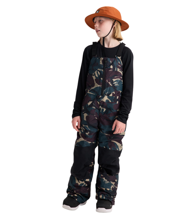 BURTON KIDS SKYLAR BIB PANTS SEERSUCKER CAMO 2027