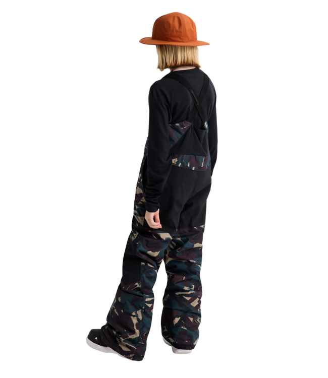 BURTON KIDS SKYLAR BIB PANTS SEERSUCKER CAMO 2027