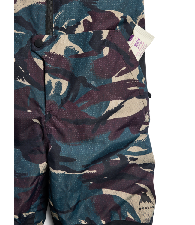BURTON KIDS SKYLAR BIB PANTS SEERSUCKER CAMO 2027