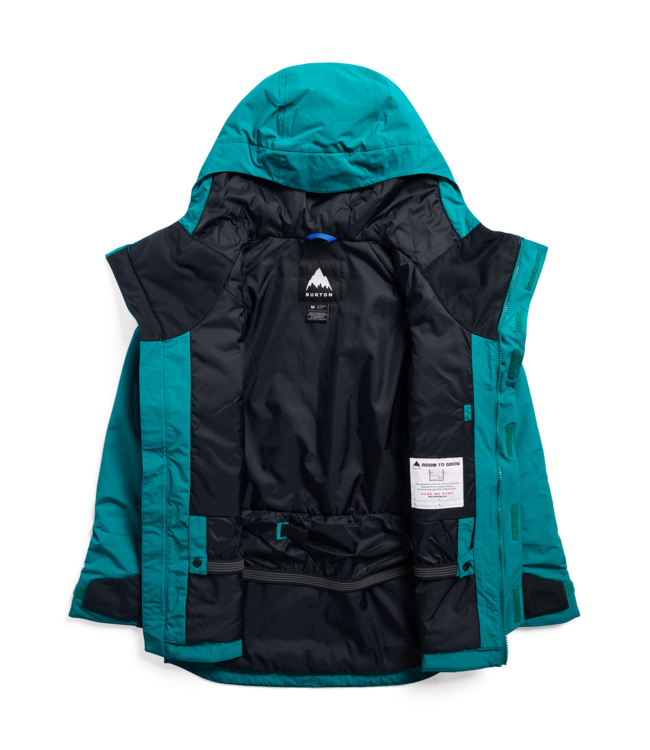 BURTON KIDS SKIMMER JACKET PACIFIC TEAL/TRUE BLACK 2027