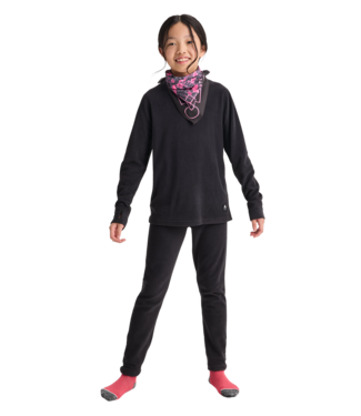 BURTON BURTON KIDS HEAVYWEIGHT BASE LAYER FLEECE SET TRUE BLACK 2027