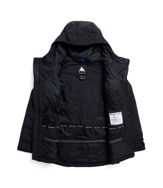 BURTON KIDS HILLSLOPE JACKET TRUE BLACK 2027