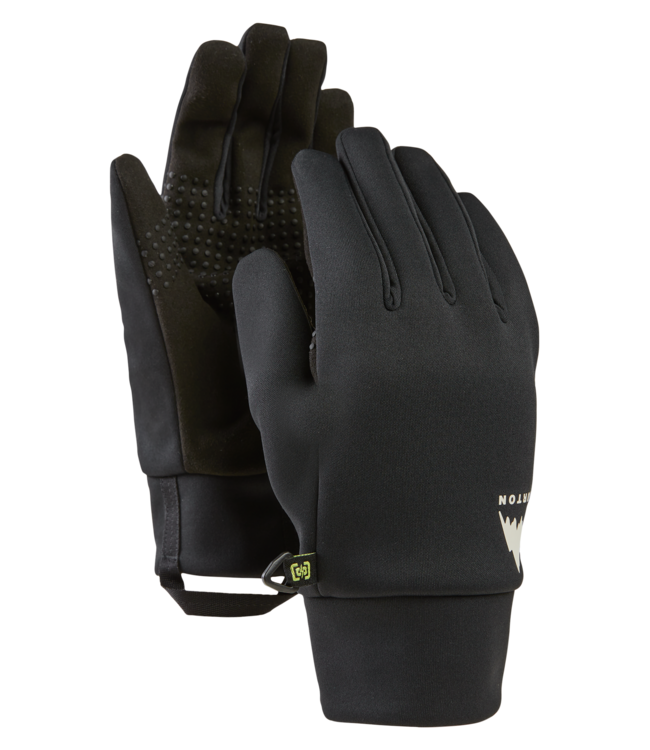 BURTON WOMENS TOUCH N GO LINER GLOVES TRUE BLACK 2027