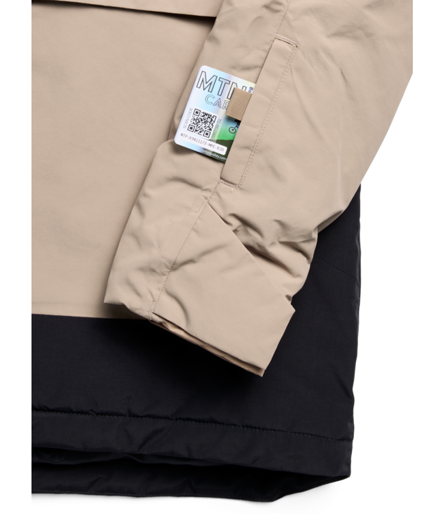 BURTON KIDS FROSTNER ANORAK JACKET SUMMIT TAUPE TRUE BLACK 2027