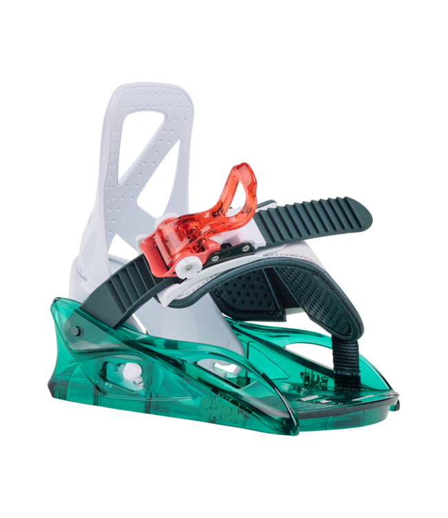 BURTON KIDS MINI GROM SNOWBOARD BINDINGS GREEN MULTI 2027