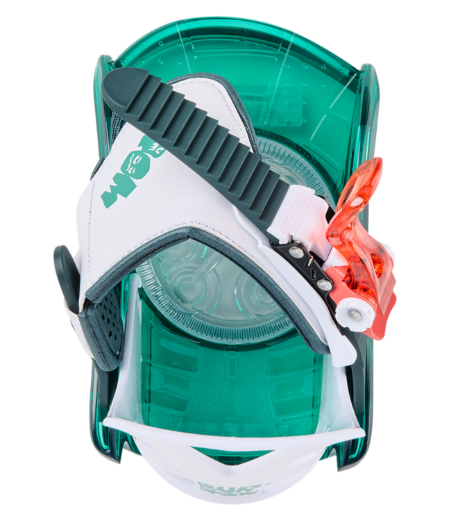 BURTON KIDS MINI GROM SNOWBOARD BINDINGS GREEN MULTI 2027