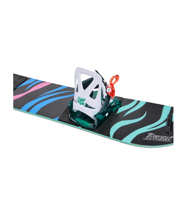 BURTON KIDS MINI GROM SNOWBOARD BINDINGS GREEN MULTI 2027