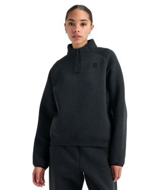 BURTON BURTON WOMENS SPACECLOUD QUARTER ZIP TRUE BLACK HEAT 2027