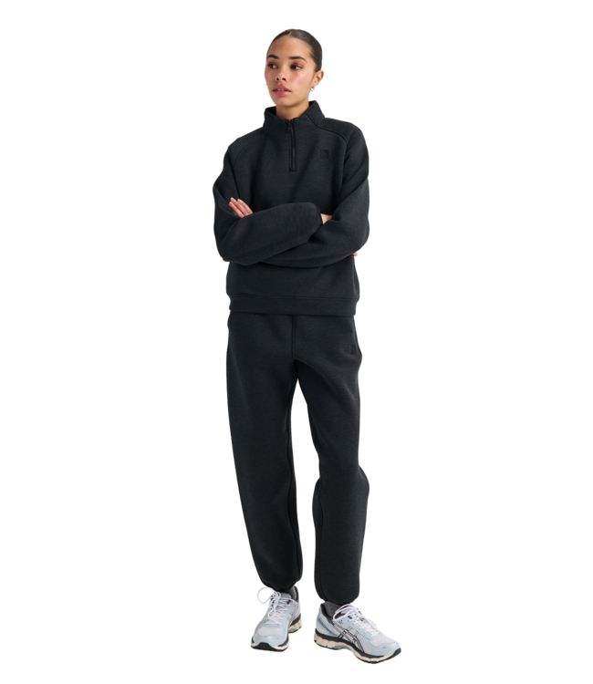 BURTON WOMENS SPACECLOUD QUARTER ZIP TRUE BLACK HEAT 2027