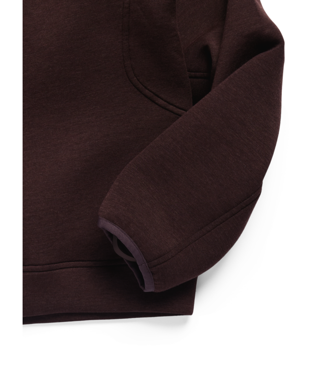 BURTON WOMENS SPACECLOUD QUARTER ZIP BEAR HUG BROWN 2027
