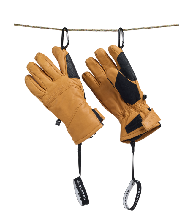 BURTON MENS AK GORE-TEX CLUTCH LEATHER GLOVES HONEY 2027
