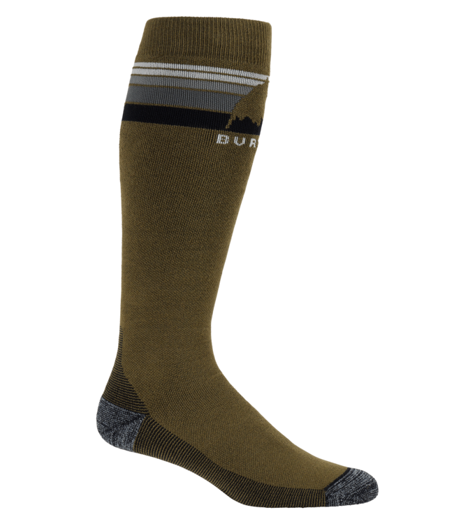 BURTON MENS EMBLEM MIDWEIGHT SNOW SOCKS DRIED MOSS 2027