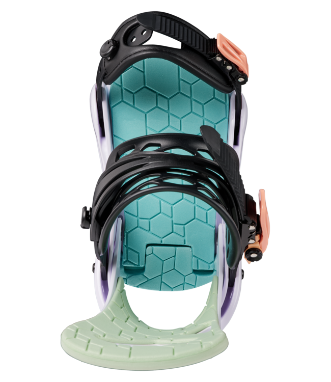 BURTON KIDS SMALLS SNOWBOARD BINDINGS WHITE MULTI 2027