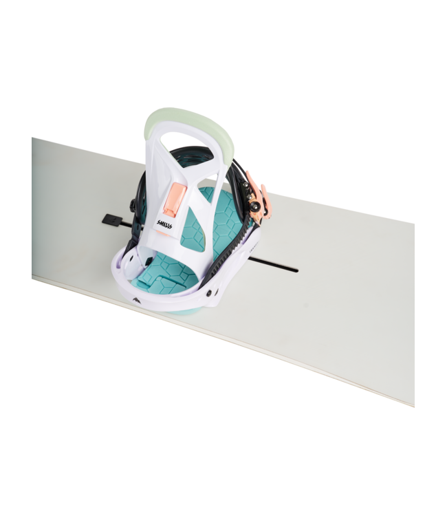 BURTON KIDS SMALLS SNOWBOARD BINDINGS WHITE MULTI 2027